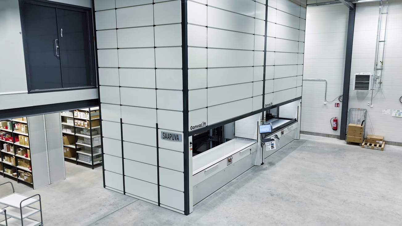 Varastoautomaatti maksimoi tilan, tehokkuuden ja turvallisuuden